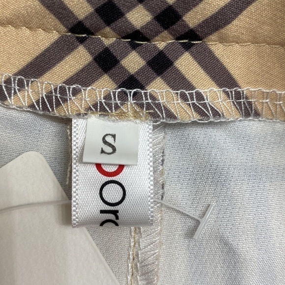 🆕 Yellow Plaid Trousers Dress Pants Small - Picture 11 of 13